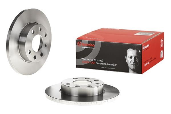 2X Bremsscheibe Prime Brembo 08.4475.10 FüR Opel Astra Corsa Vectra Kadett T85-image