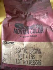 4lb-SGS-35A Dark Brown Oxide Pigment Concrete Floor Tile Mortar Dye Grout Brick