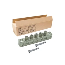 UL Certified Ground Bar Kit, Max Wire Dia 4 AWG，Aluminum Ground Bus Bar w