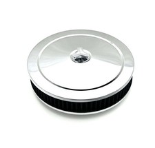 Chrome 10 Air Cleaner Set 4-barrel Carburetor 5-18 Neck Washable Muscle Car