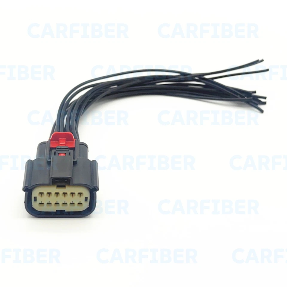 12-Way Front Headlamp Headlight Pigtail Connector Fits Chrysler 200 2015-2017 - Image 4 of 4