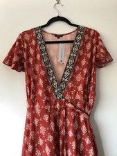 New Maxi Wrap Dress Size Medium 12/14
