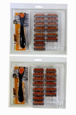 BIC Comfort 3 Comfortable Shave 2 Handles And 28 Cartridges NEW