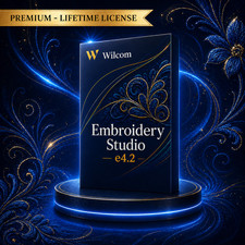 wilcom e4.2 embroidery software Digitizing Software ,contact for Big Offer