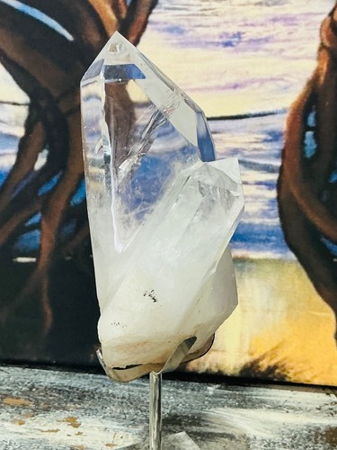 Large Quartz Crystal multi Pointed Quartz Crystal Display Stand 731 grams - Picture 3 of 12