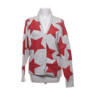 Frogbox, Strickjacke, Damen, Größe: S, Grau/Rot #Lju