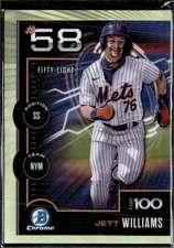 2025 Bowman #BTP-58 Jett Williams Bowman Scouts Top 100 New York Mets