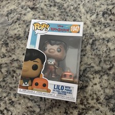 Figura Vinilo Lilo and Stitch LILO Con Pudge Funko Pop #1047 Disney ¡Nueva!