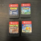 Lot Of 4 Nintendo Switch Games - Excellent Condition! Minecraft Lego Sonic Crash