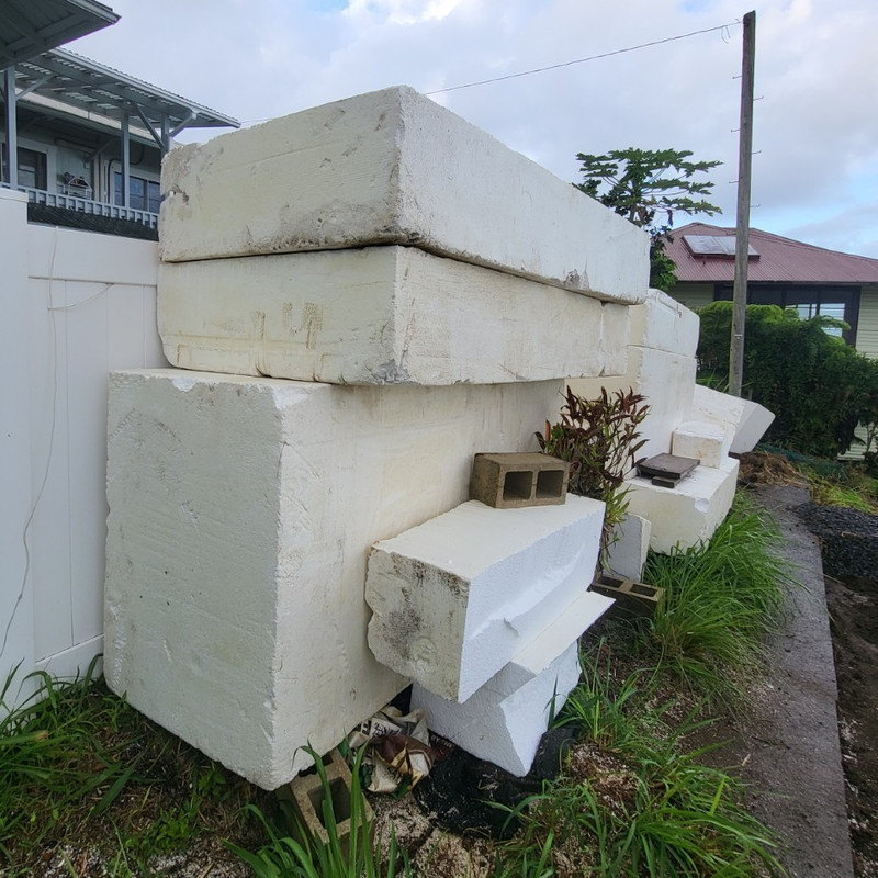 Large TERRA Foam  Rectangular Styrofoam EPS Blocks