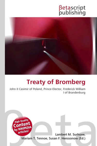 Lambert M. Surhone (U. A.) | Treaty Of Bromberg | Taschenbuch | Englisch (2026)-image