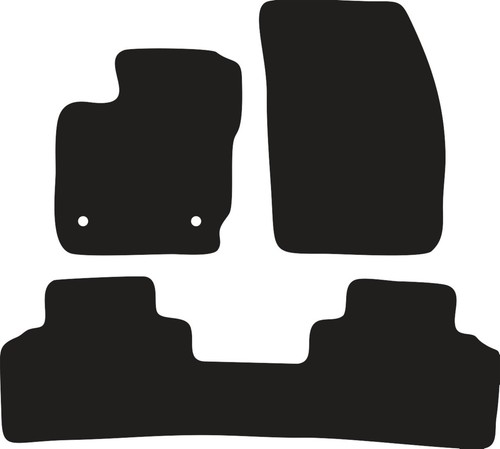 Alfombrillas Terciopelo Negro Ford Tourneo Courier Combi (2014-) - Imagen 2 de 11