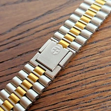 Vintage Felca NSA Steel Inox Swiss Watch Bracelet Band 19mm Ends (Y189)