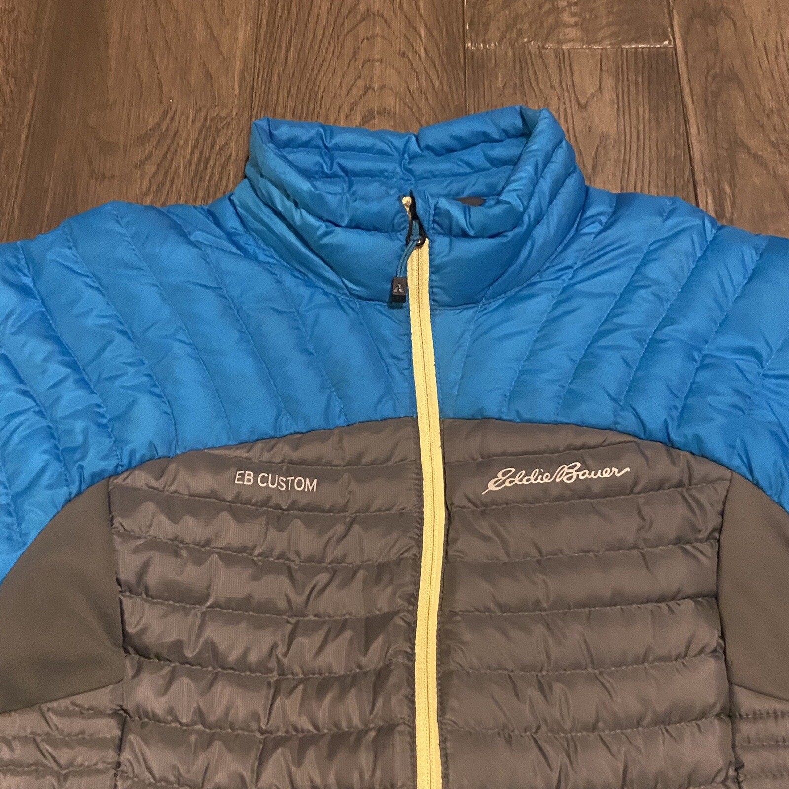 EDDIE BAUER Women's Medium EB Custom Microtherm StormDown 800 Jacket