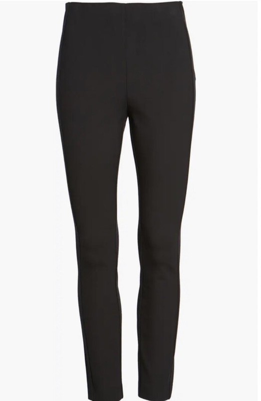 Rag And Bone Simone Black Dress Career Pants Size 2 Long Ankle