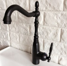 Oil Rubbed Bronze Bathroom Kitchen Basin Mixer Tap Sink Swivel Spout Faucet
