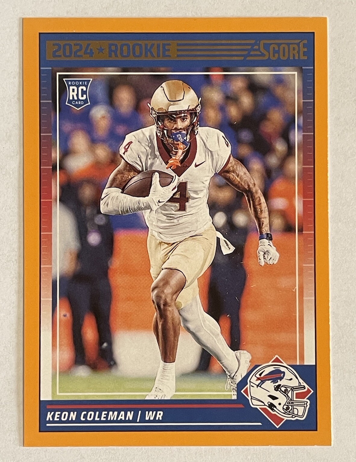 2024 Score - (Orange) Parallel - Rookies #337 Keon Coleman (RC)