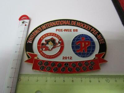 Eishockey Pin NHL / DEL Champlain Quebec - Centre Hockey Club Größe ca. 10 x 7 c