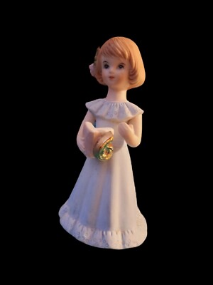 Enesco Growing Up Birthday Girls Age 6 Figurine 1982