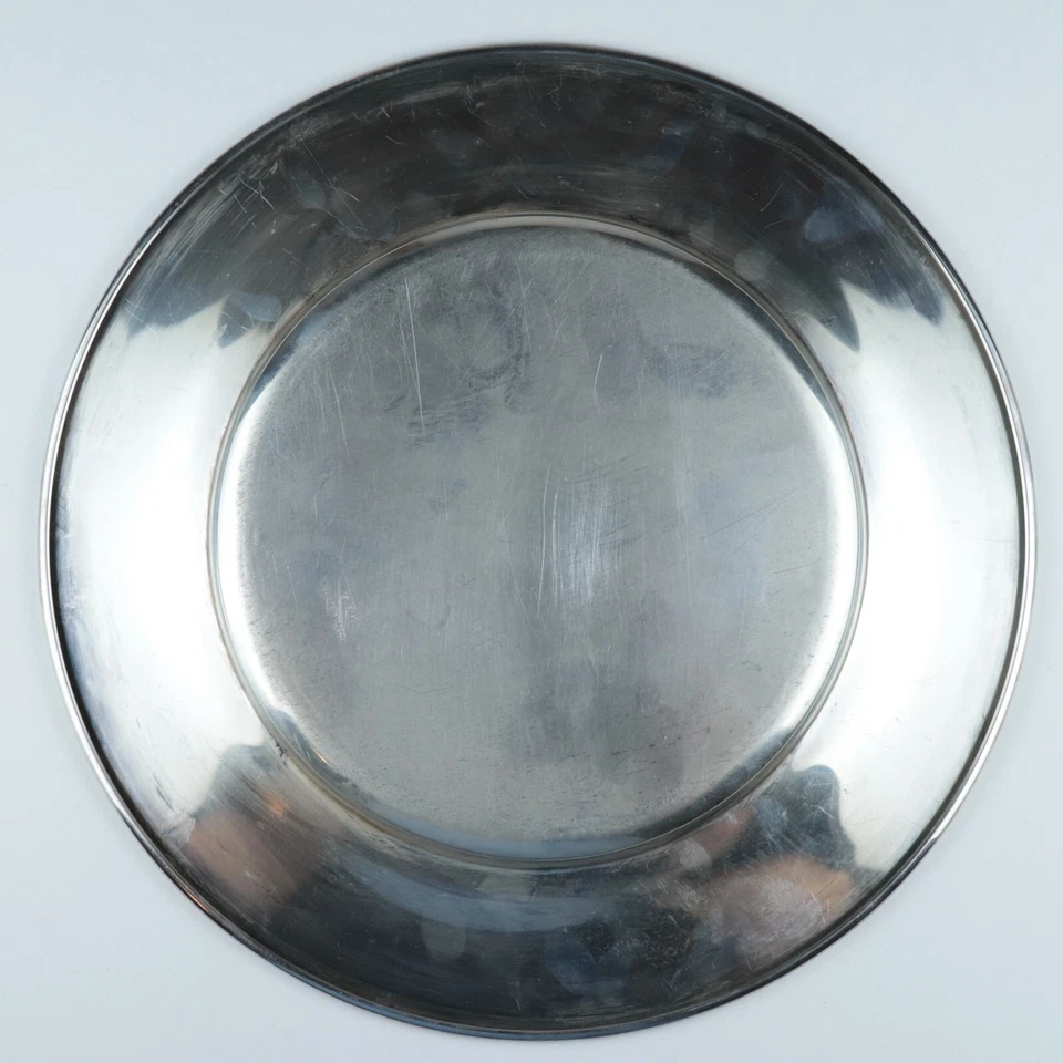 Vintage Reed and Barton #469 Silverplate 11" Sandwich Plate Hollowware - Image 4 of 4