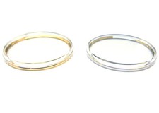 Flat Top Plexi Plastic Watch Crystal w/ Tension Ring