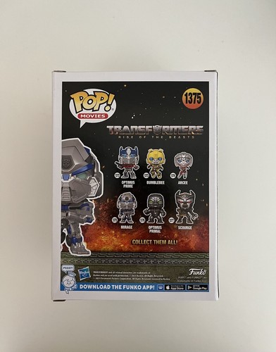 Funko Pop! Transformers: Rise of the Beasts Mirage Pop! Vinyl Figure #1375 - Picture 3 of 5