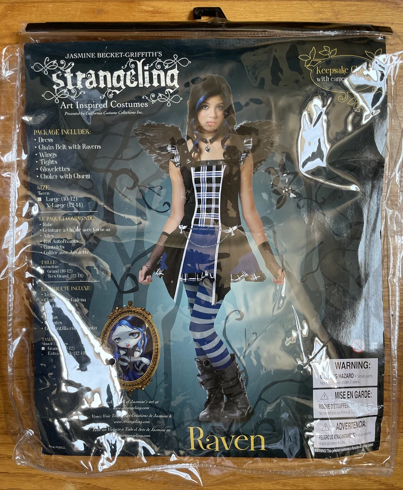 Fantasia de Halloween Monster High Strangeling Raven Tween. Leia a descrição. - Imagem 2 de 4