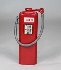 W Britains Toys Shell Petrol Gasoline LEAD TOY GAS PUMP England