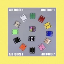 Nike AF1 Replacement Lace Tags Lace Locks Shoe badge Air Force Ones Dubraes  ⚡️