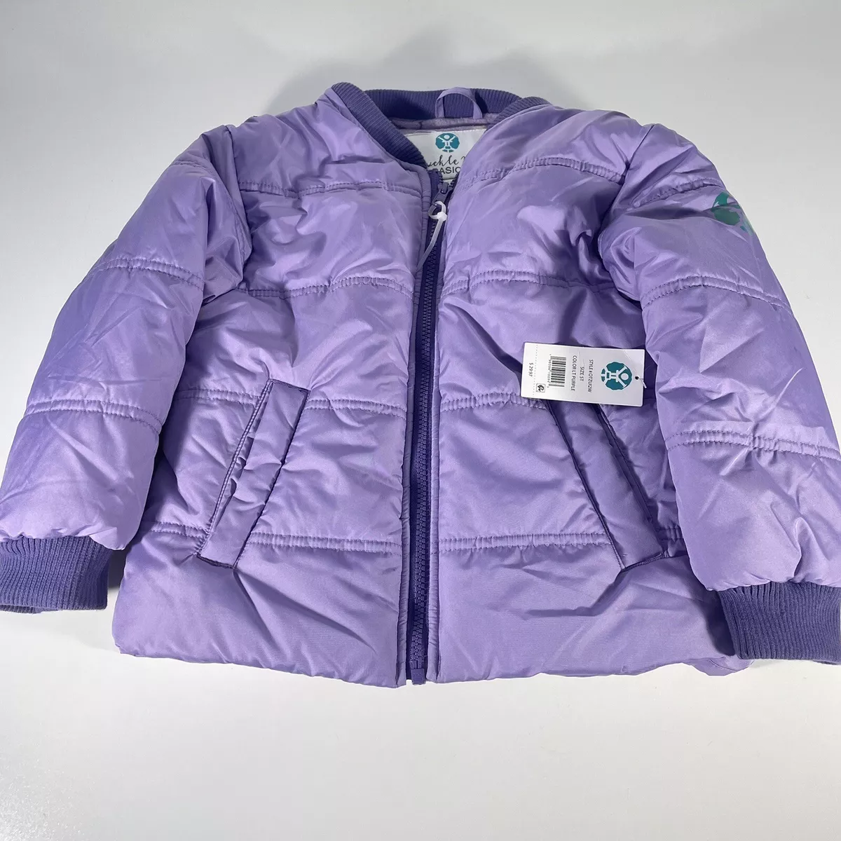 Toddler Girls Buckle Me Baby Coats Purple Size 5t Warm Kids Jacket