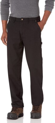 NWT Stanley Men's Canvas Carpenter Pant With Fleece Lining Size 36x34 $65 II212