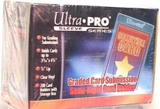 ULTRA PRO SEMI RIGID GRADED  Card Holders NEW - Top Loading 200 Ct.