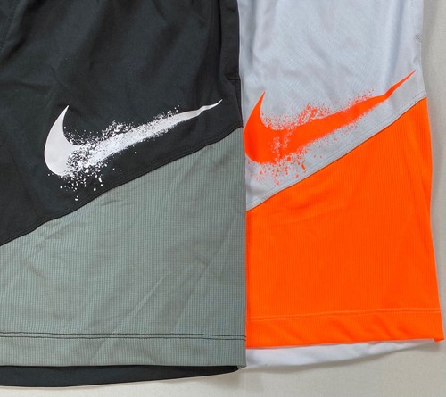 Boy's Youth Nike Dri-Fit Standard Fit Polyester Shattered Swoosh Shorts NEW - Picture 2 of 6