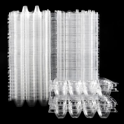 120 Pack 12 Grid Quail Egg Cartons, Reusable Quail Egg Cartons Cheap Bulk, Stack