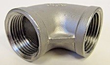 New Lot of 10 PCS 1" FNPT 90 Degree Elbow 304 Stainless Steel Class 150