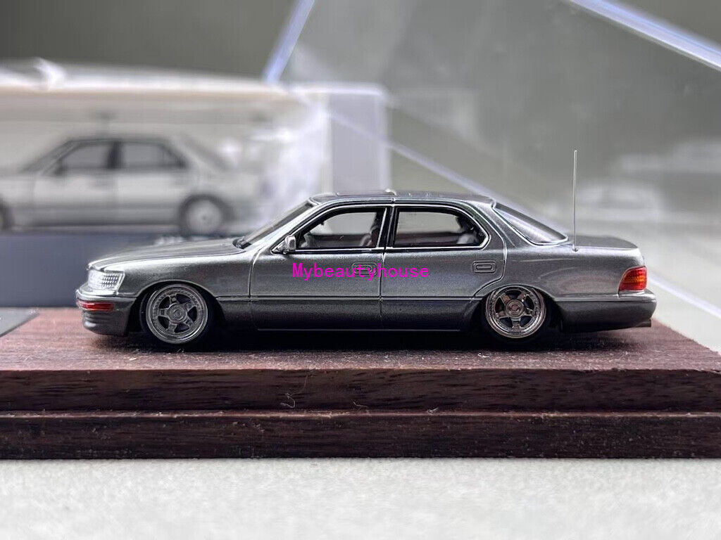 FW 1:64 Gray VIP LS400 XF10 UCF10 Sedan Sports Model Diecast Metal Car