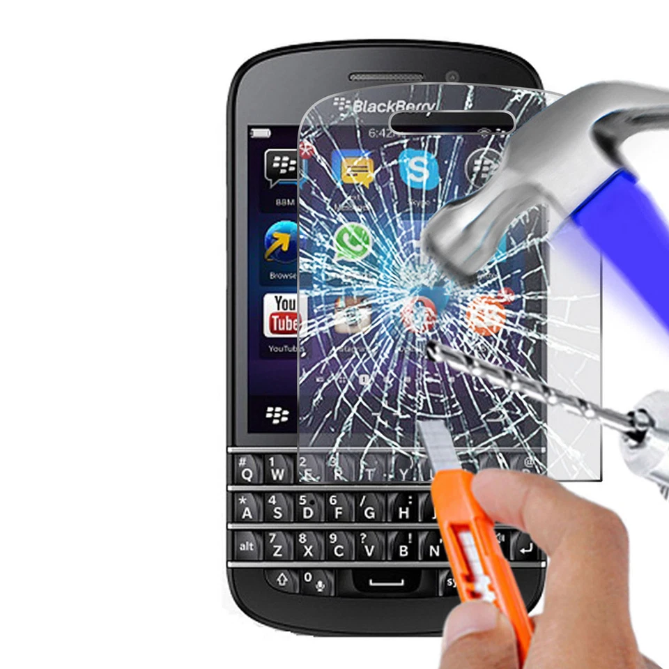 9H ультра прозрачный закаленное стекло протектор экрана для Blackberry Classic Q20 США - Изображение 3 из 4