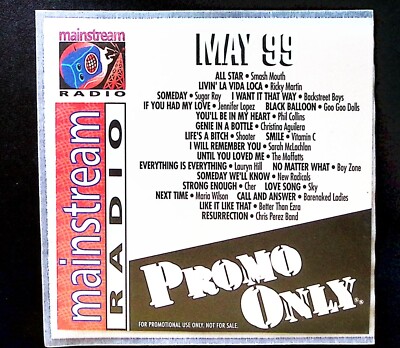 VARIOUS   PROMO ONLY MAINSTREAM RADIO: MAY 99  CD 6529