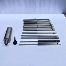 Sioux Top .385 Valve Seat Grinding Pilot Set Of 12 Pcs With Holder Driver Sioux Top .385 Valve Seat Grinding Pilot Set Of 12 Pcs With Holder Driver