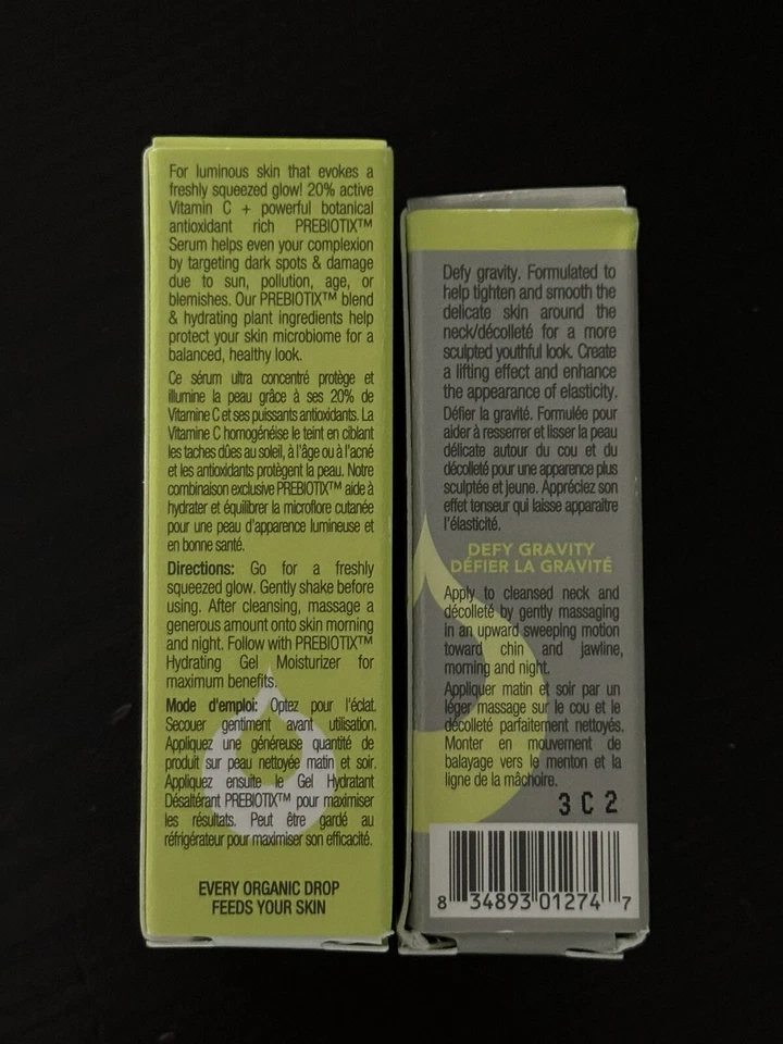Juego de cuidado de la piel Juice Beauty tamaño de viaje de 2 piezas (Stem Cellular y Prebiotix) *NUEVO* Foto 3 de 4