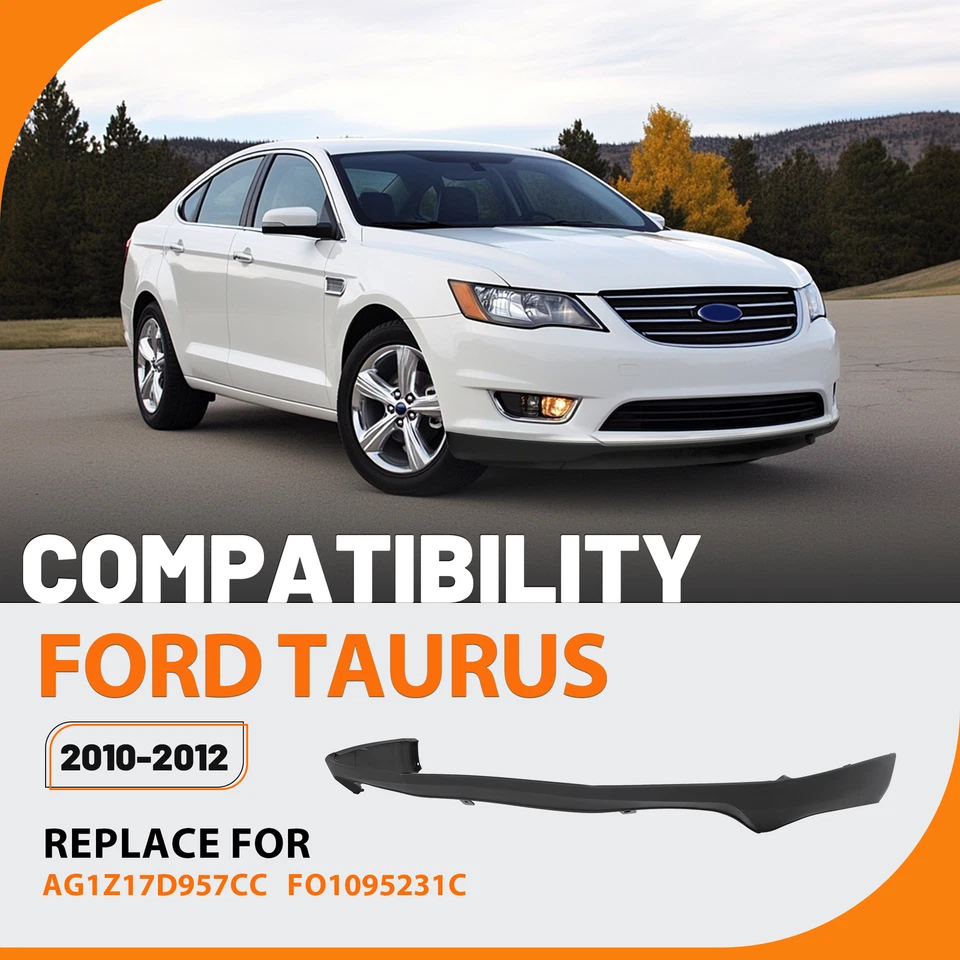 纹理前保险杠下帷幔适用于福特金牛座轿车 2010 - 2012 #FO1095231 — 第 2/4 张图片