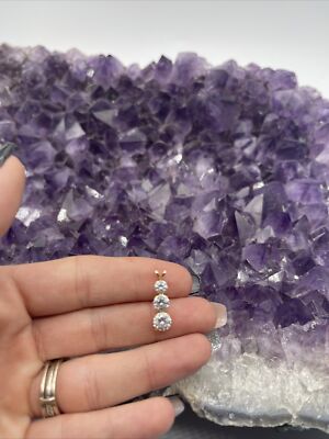 Nachlass JCM Jacmel 14K Gelbgold & CZ Anhänger 1,0 Gramm kein Schrott #104