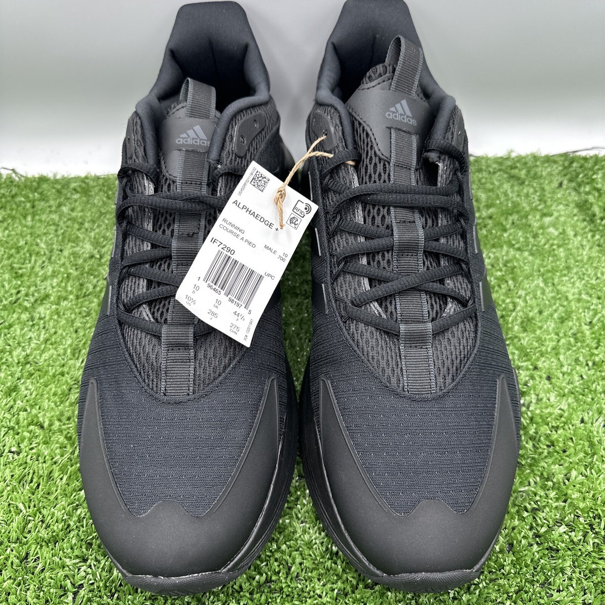 adidas Men's Alphaedge Sneaker Shoes Running Size 11 Black Carbon