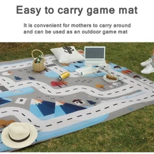 NEW Baby Play Mat City Traffic Route Map Mat Carpet City Parking Lot Roadmap