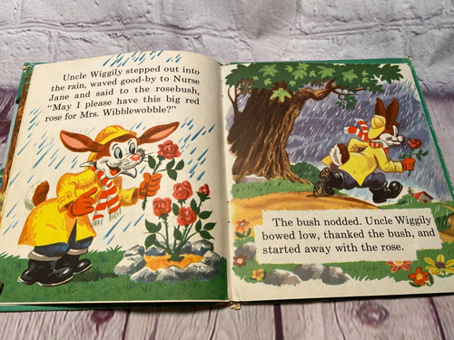 Uncle Wiggily and the Alligator Whitman Tell-a-Tales 1953 HC Gil Turner Vintage - Picture 5 of 11
