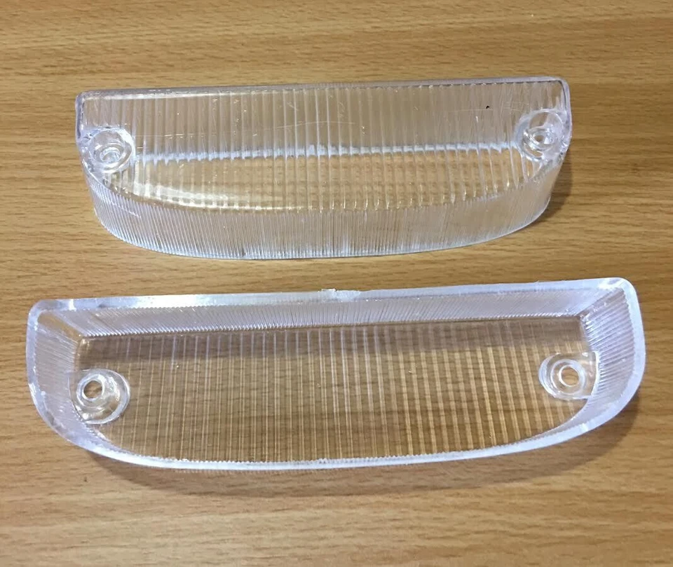 Front Turn Signal LENSES Lens Set Pair Clear Chevrolet Chevette Kadett 1973-1982 - Image 3 of 4