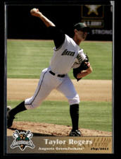 Taylor Rogers 2011 Augusta Green Jackets Team Set