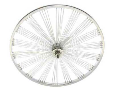 Bike 26 Fan Steel Coaster Wheel 144 Spoke 14g UCP 3/8 Axle