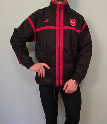 Puma 1. FCN Jacke Windbreaker Trainingsjacke Track Jacket Gr. L Vintage 90er