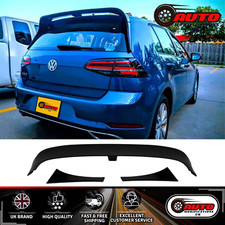 VW Golf R GTD GTI MK7 MK7.5 Rear Boot Spoiler Wing Gloss Black 'Clubsport Style'